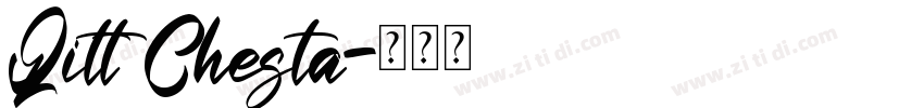 Qitt Chesta字体转换